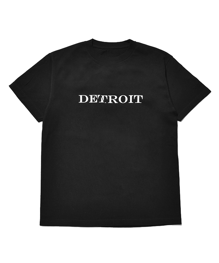 MINEDENIM True.R Letterd Print Detroit T-SH