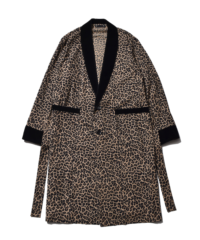 【MINEDENIM Flannel Leopard Gawn