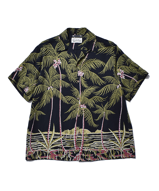 WACKO MARIA × MINEDENIM Palm tree Hawaiian SH