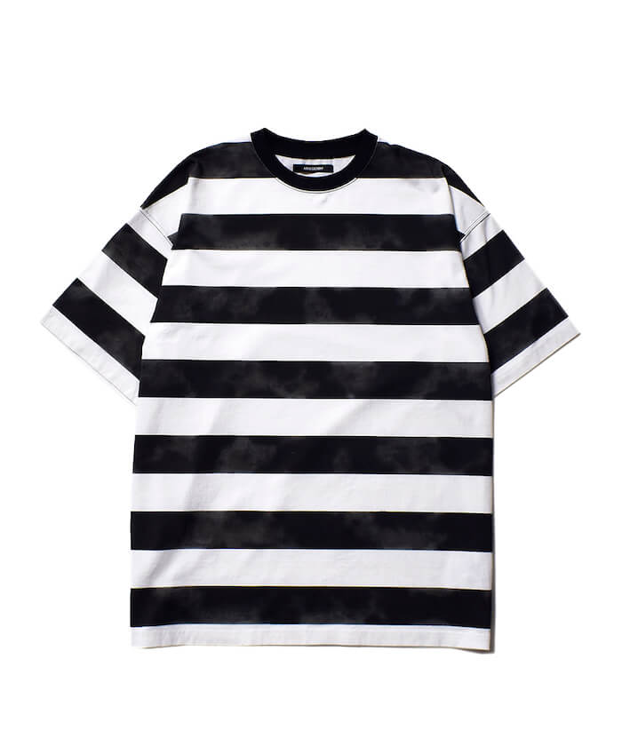 MINEDENIM Hazy Bold Border T-SH