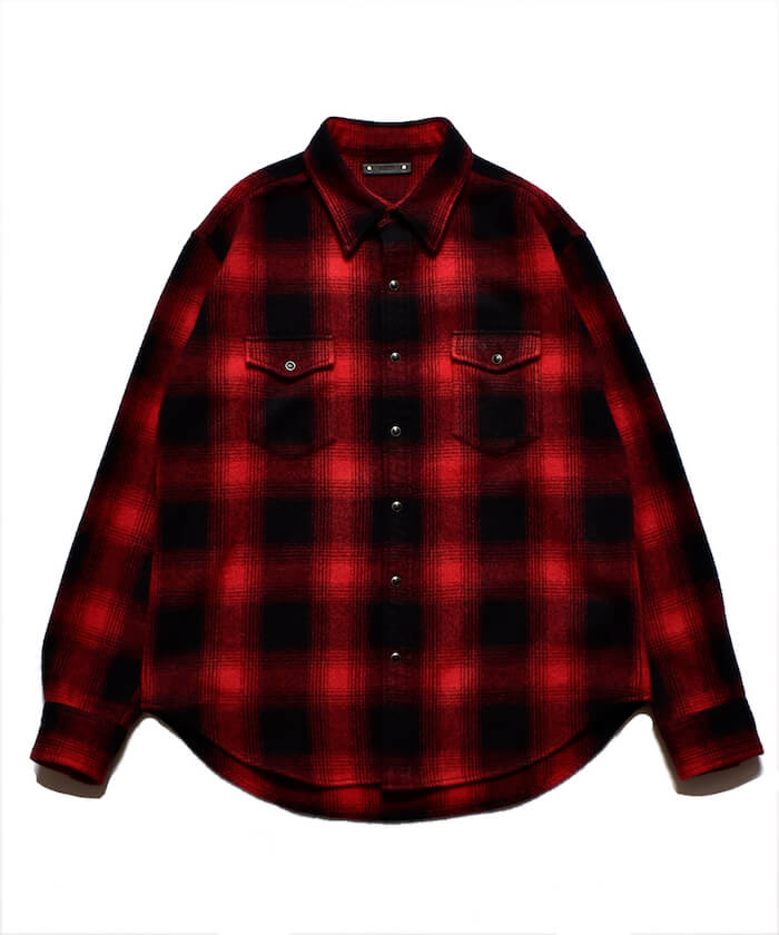 MINEDENIM Ombre Check Flannel RF Western SH