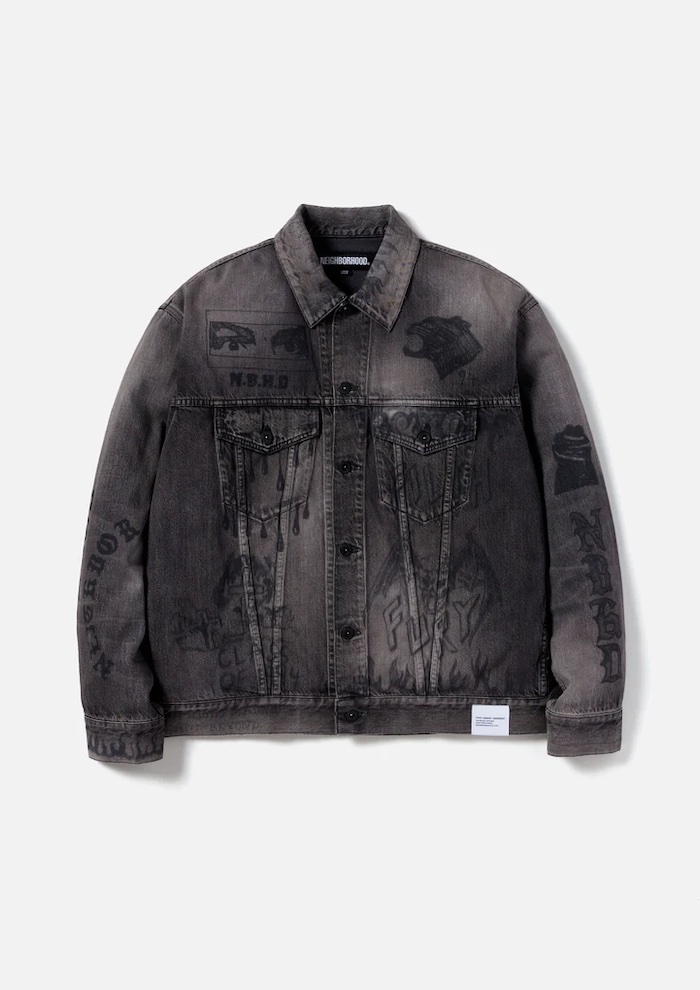 NEIGHBORHOODFADE DENIM TYPE-3 JACKET