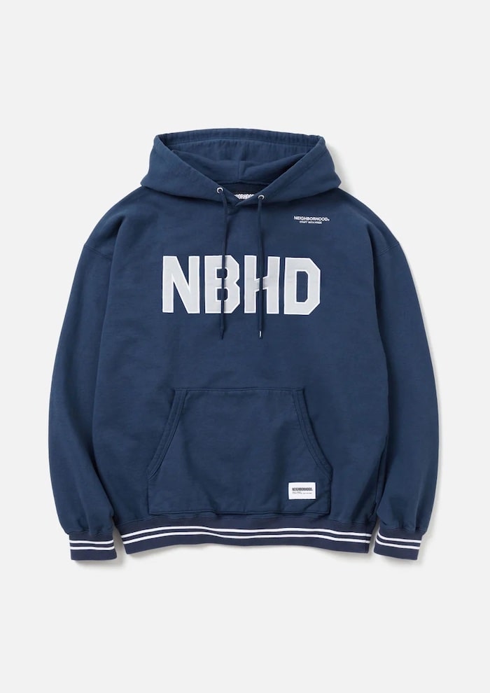 NEIGHBORHOOD COLLEGE SWEAT HOODIE LS