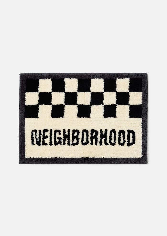 NEIGHBORHOOD NH X GALLERY 1950 . CHECKER RUG MAT