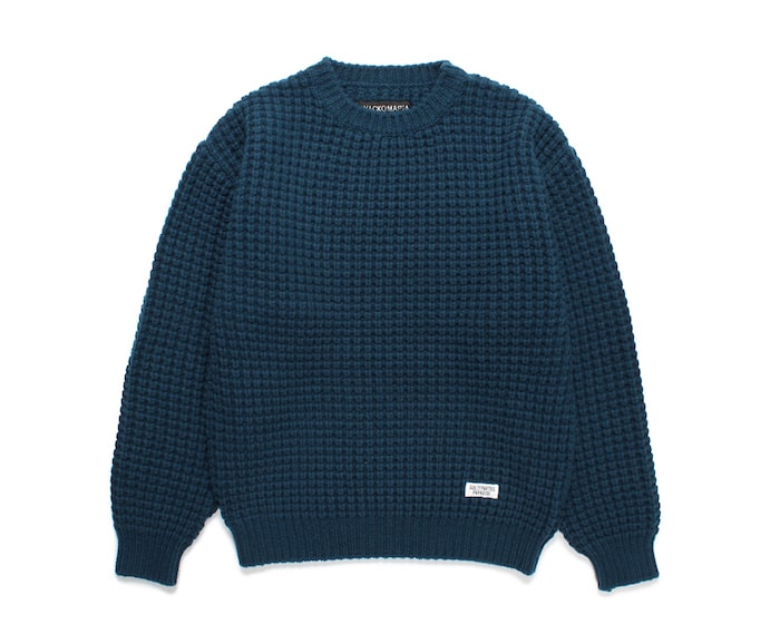 WACKO MARIA WAFFLE KNIT SWEATER