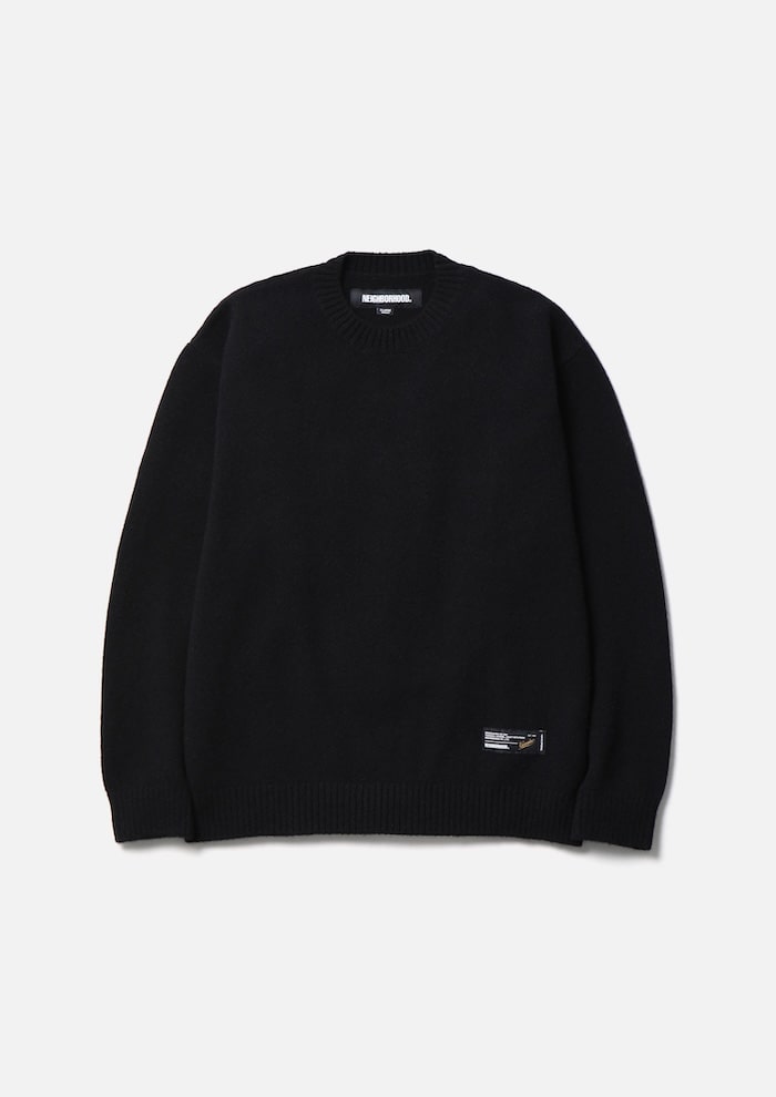 NEIGHBORHOOD PLAIN CREWNECK SWEATER