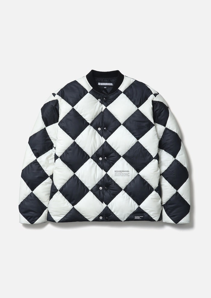 NEIGHBORHOOD CHECKER DOWN JACKET