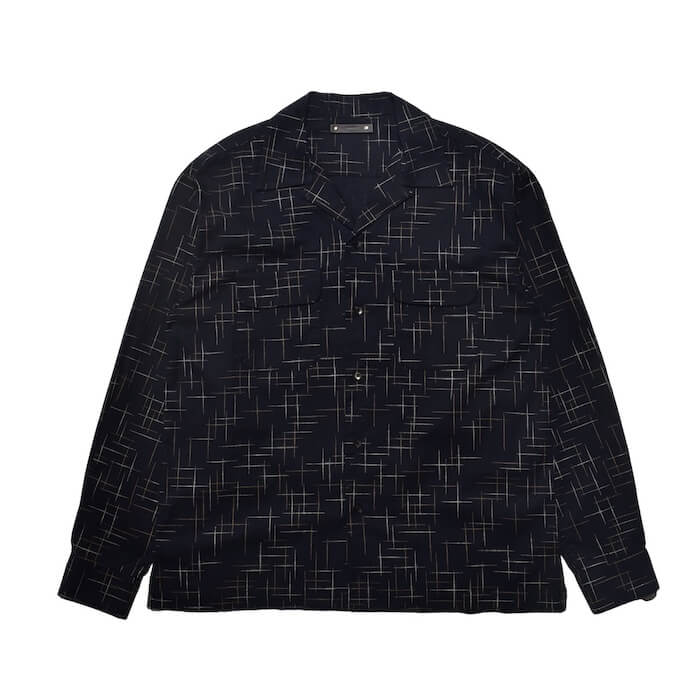 MINEDENIM KSR Print Flannel Open Collar SH