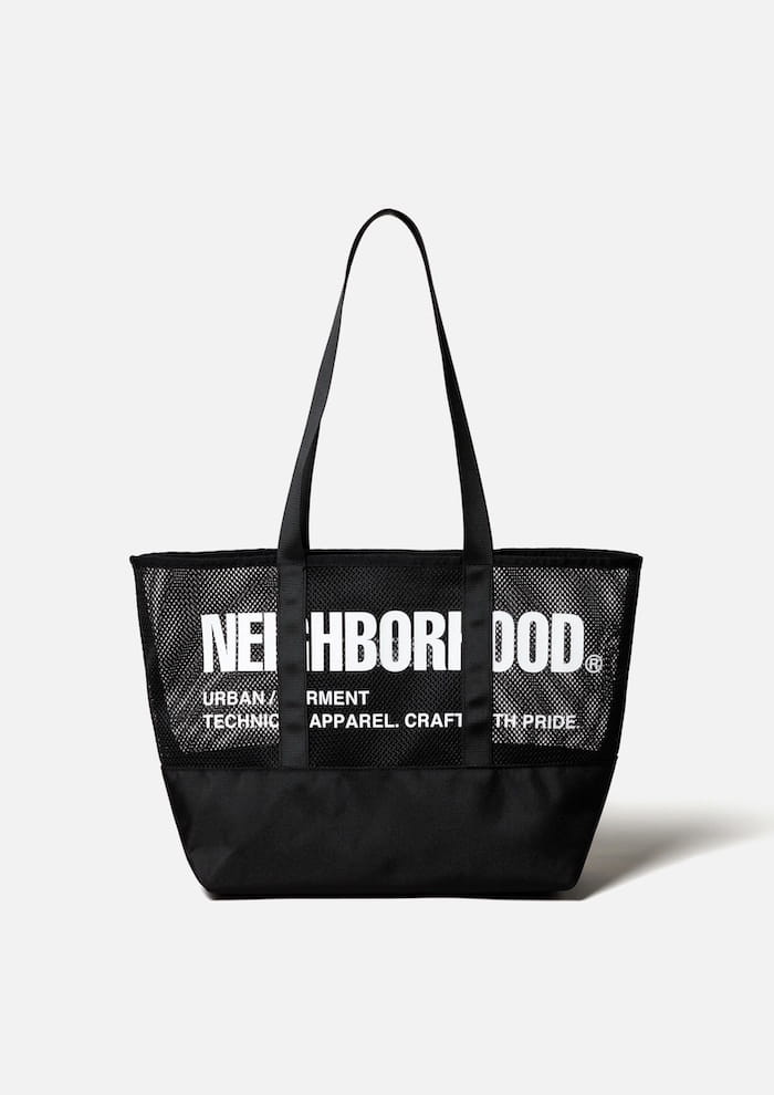NEIGHBORHOOD MESH TOTE BAG