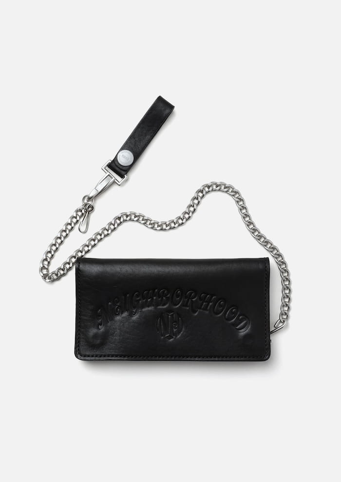 NEIGHBORHOOD LEATHER TRUCKER WALLET