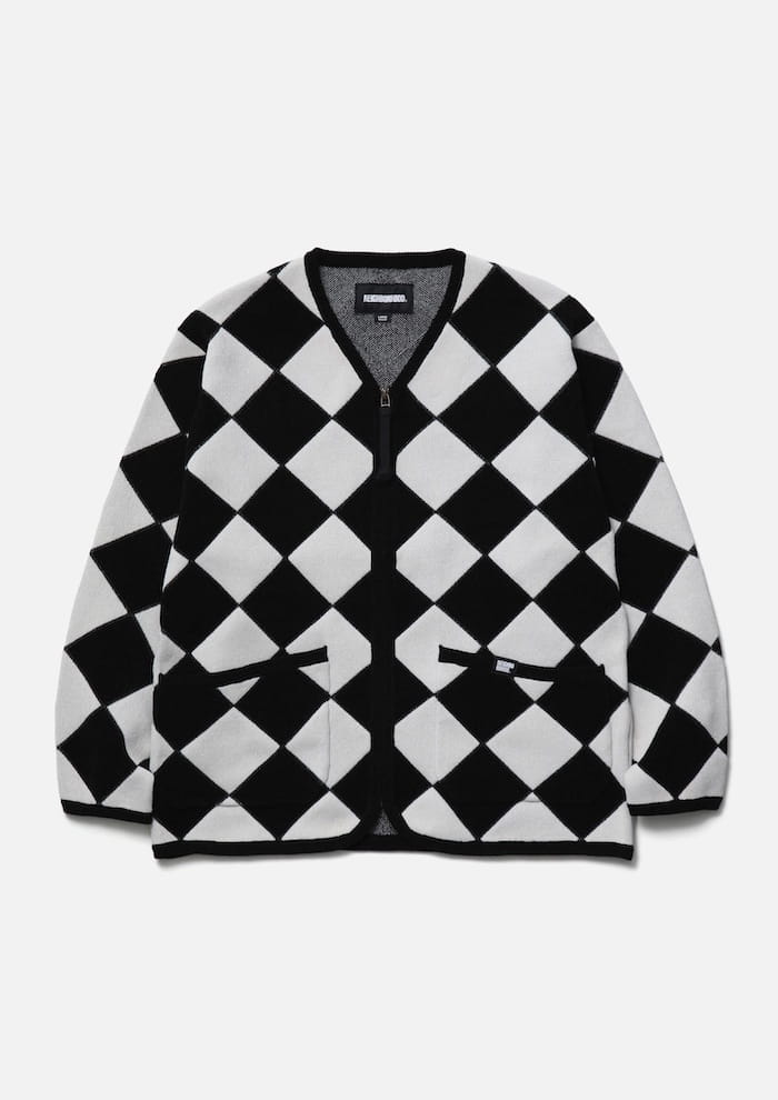 NEIGHBORHOOD CHECKER ZIP CARDIGAN