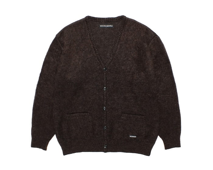 WACKO MARIA MIX MOHAIR CARDIGAN