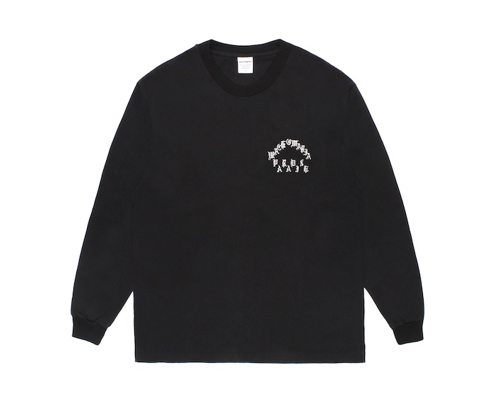 WACKO MARIA WASHED HEAVY WEIGHT CREW NECK LONG SLEEVE T-SHIRT ( TYPE-1 )