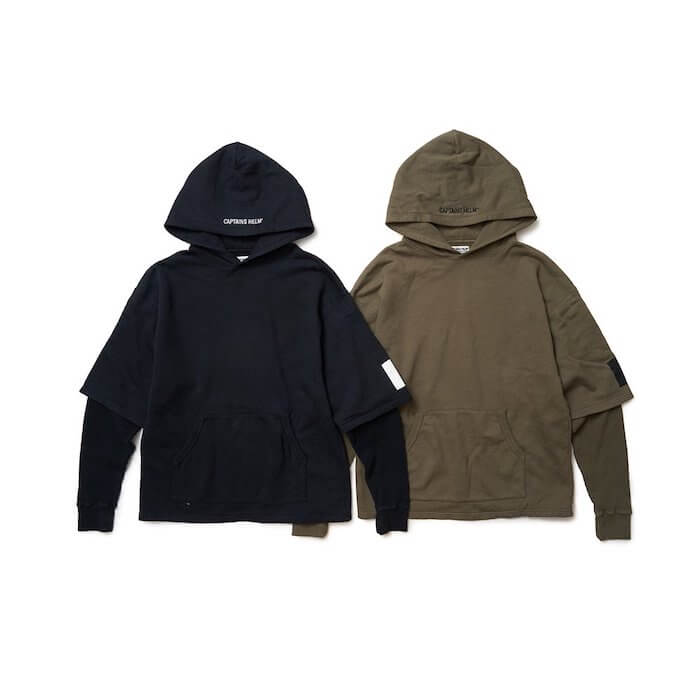 CAPTAINS HELM LAYERED HOODIE