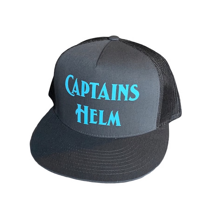 CAPTAINS HELM LOGO MESH CAP