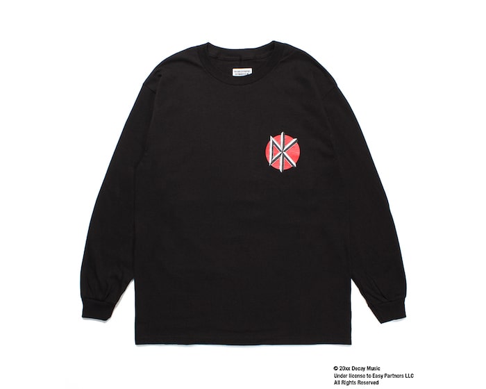 WACKO MARIA DEAD KENNEDYS / CREW NECK LONG SLEEVE T-SHIRT
