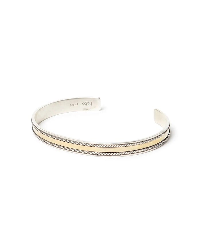 hobo ROPE BRACELET 925 SILVER with BRASS