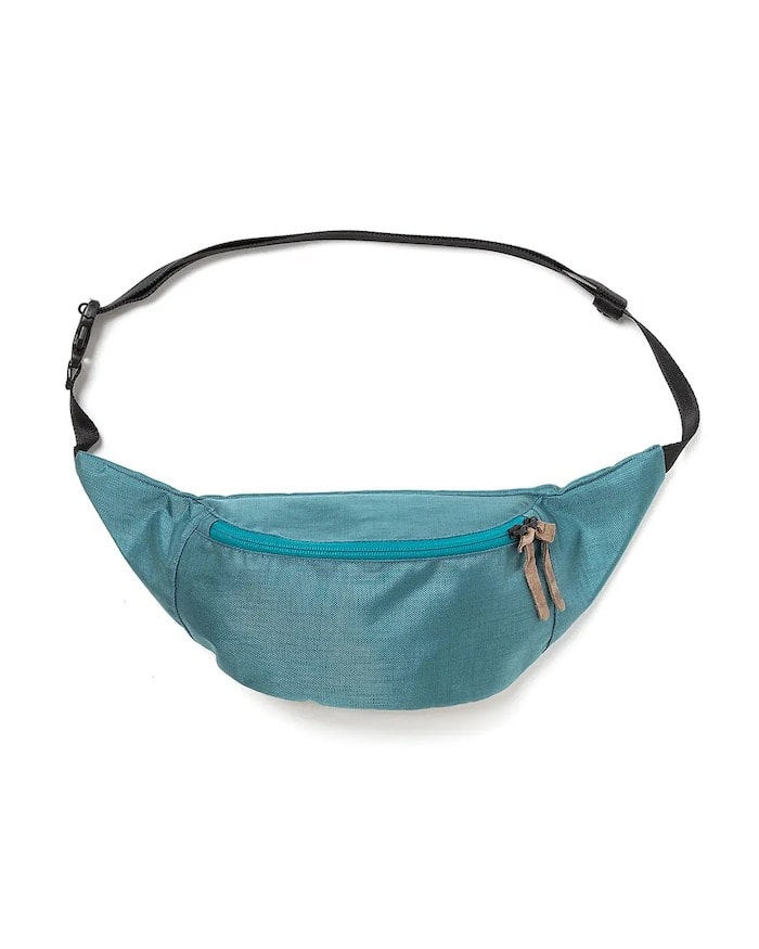 hobo WAIST POUCH NYLON OXFORD with COW SUEDE