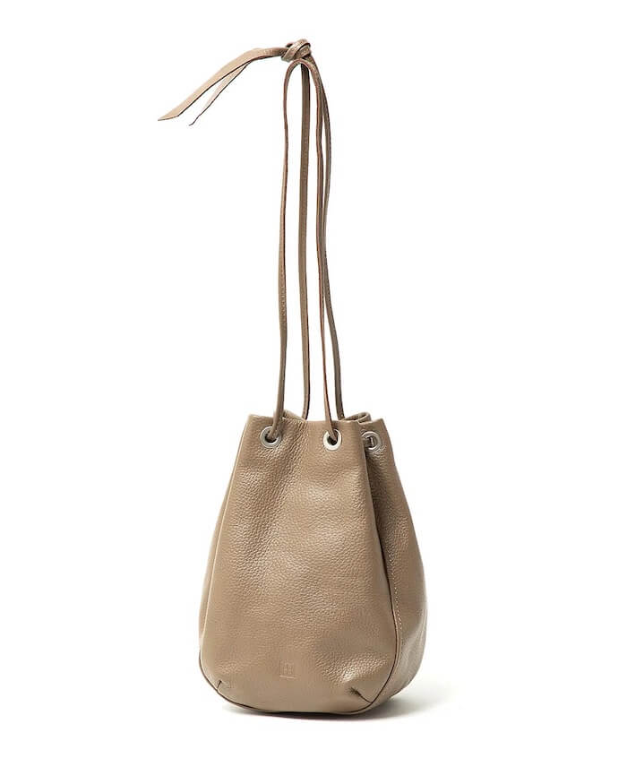 hobo DRAWSTRING POUCH SHRINK LEATHER