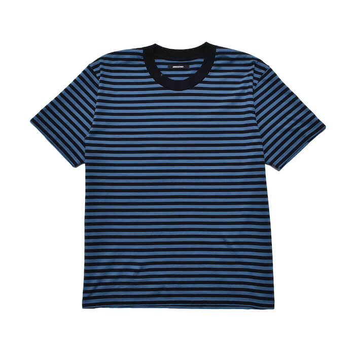 MINEDENIM Overdye Border Crewneck Tee