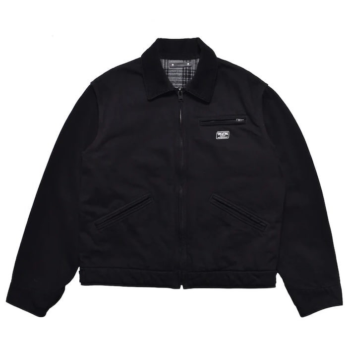 MINEDENIM M&amp;M × MINEDENIM Black Denim Detroit Jacket