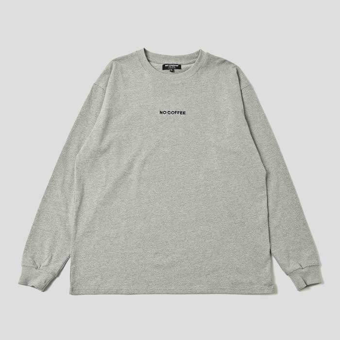 NC by NO COFFEE ロゴ刺繍 L/S TEE