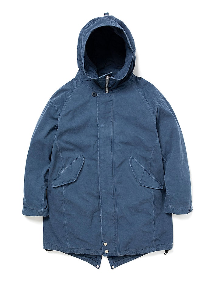nonnative TROOPER HOODED COAT COTTON WEATHER WITH GORE-TEX INFINIUM OVERDYED VW