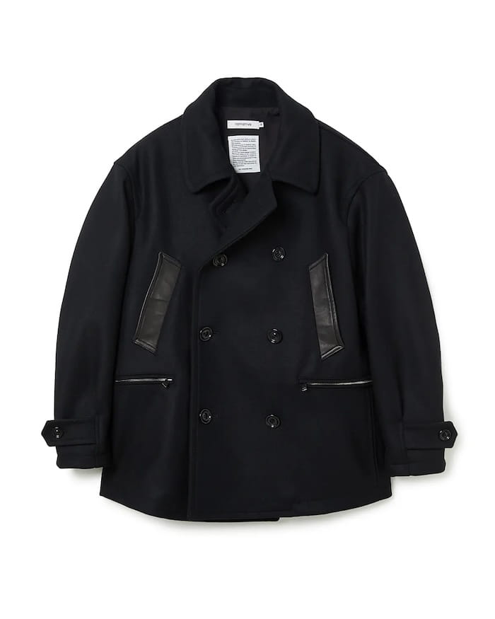 nonnative MARINER COAT WOOL DOUBLE MELTON WITH WINDSTOPPER®