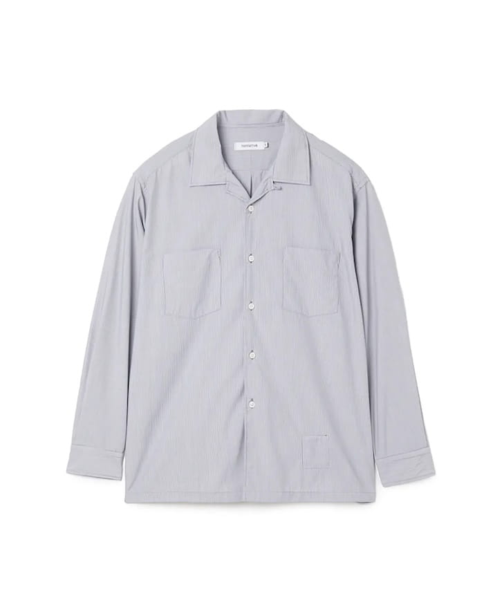 nonnative VOYAGER L/S SHIRT P/R HAIRLINE STRIPE