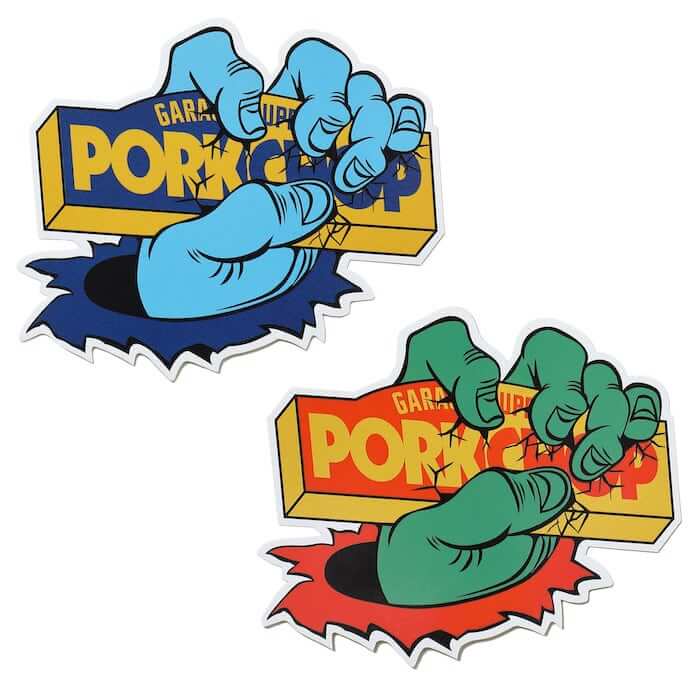 PORKCHOP GARAGE SUPPLY CRUSHER STICKER