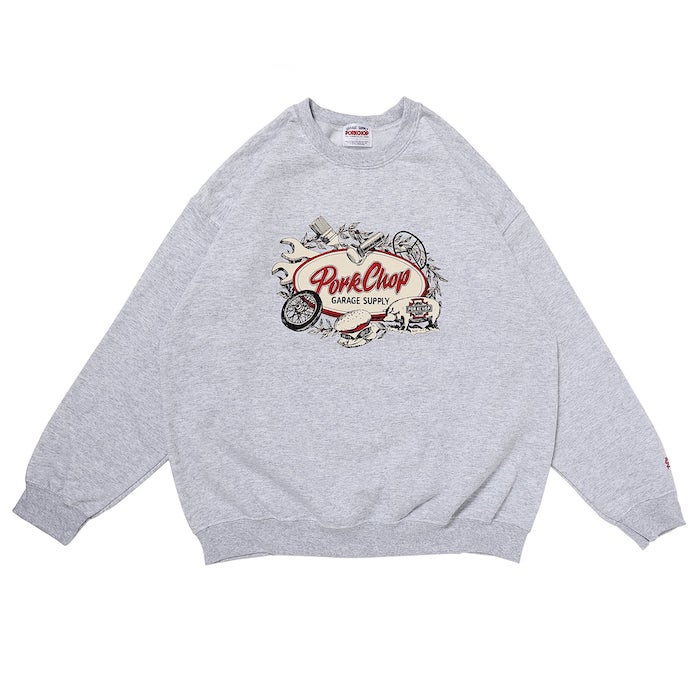 PORKCHOP GARAGE SUPPLY OVAL&amp;amp;STUFF SWEAT