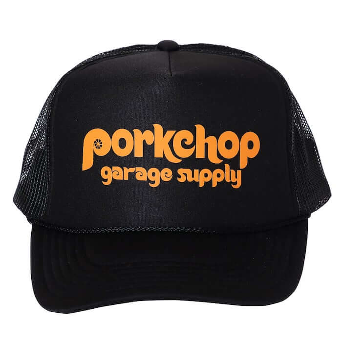 PORKCHOP GARAGE SUPPLY WHEEL LOGO MESH CAP
