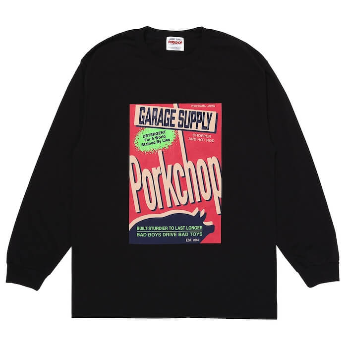 PORKCHOP GARAGE SUPPLY DETERGENT L/S TEE
