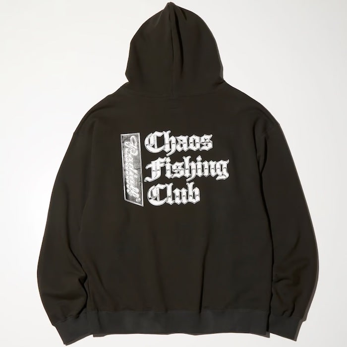Chaos Fishing Club CHROME LETTERS HOODIE SWEATSHIRT L/S