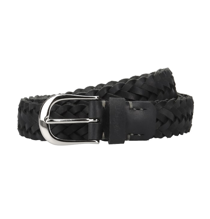 SON OF THE CHEESE "Don't Kill My Vibe" Leather Mesh Belt