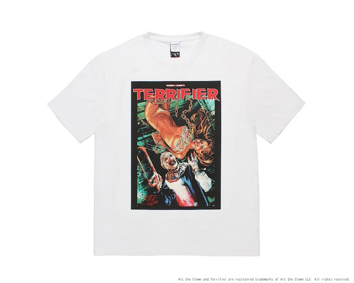 WACKO MARIA TERRIFIER / WASHED HEAVY WEIGHT CREW NECK T-SHIRT ( TYPE-1 )