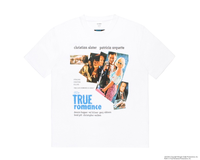 WACKO MARIA TRUE ROMANCE / WASHED HEAVY WEIGHT CREW NECK T-SHIRT ( TYPE-1 )