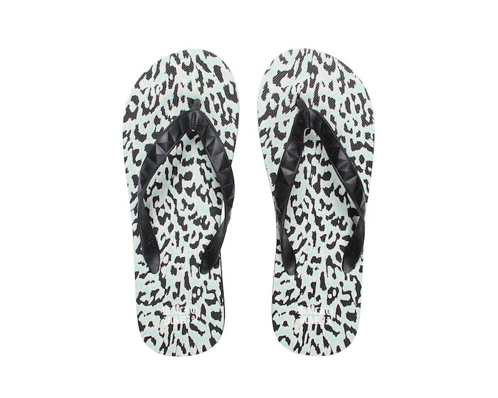 WACKO MARIA HAYN / LEOPARD BEACH SANDALS