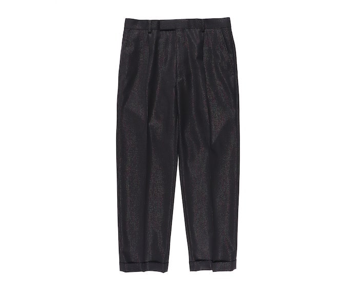 WACKO MARIA DORMEUIL / GLITTER PLEATED TROUSERS ( TYPE-2 )